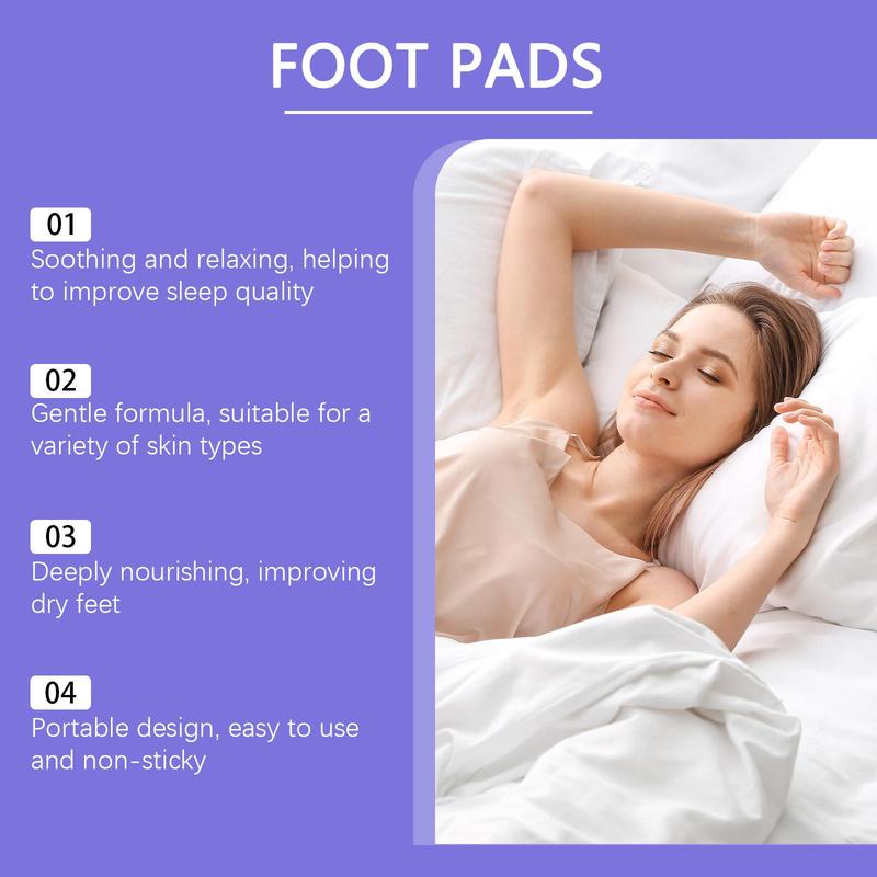Deep Cleansing Foot Pads for Stress Relief | Better Sleep & Feet Care | With Magnesium Glycinate, Valerian Root | Foot Spa for Achy Feet (10 Patches)