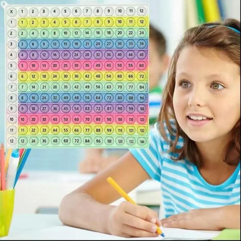 Multiplication Formula Practice Math Game, 12x12 Multiplication Table Learning Activity Board, Digital Teaching Educational Toy, Math Learning Tools, Table Math Games