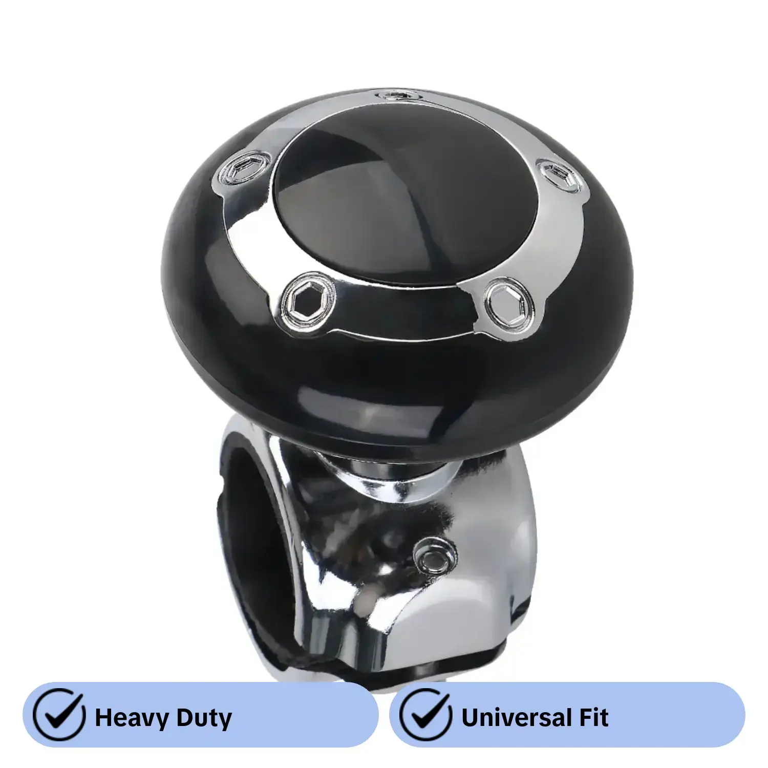Universal Car Steering Wheel Spinner Knob, Heavy Duty Car Turning Steering Wheel Ball Handle with Spinner Knob, Car Body Repair Tool