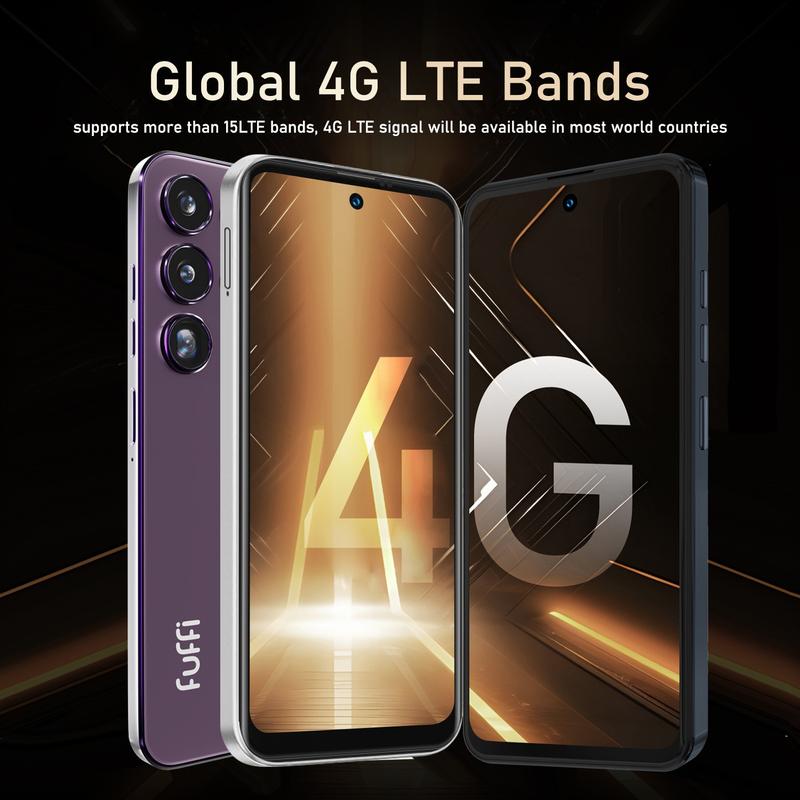 Fuffi Fashion Smartphone, Global 4g Network, 6.56-Inch HD Screen, 3gb RAM 32GB ROM, Quad-Core Processor, Dual Sim, 3100mah Battery, Android 10, Cellphone