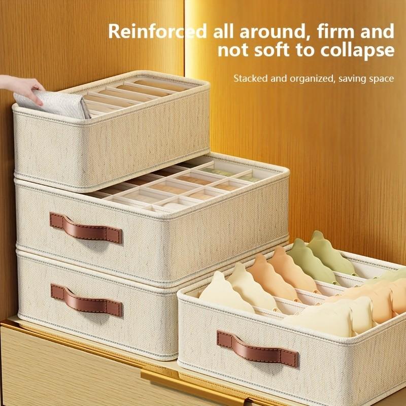 Foldable Storage Box Organizer, Multi-Functional Drawer Type Design, Ideal for Organizing Clothes & Accessories, Durable Foldable Solution