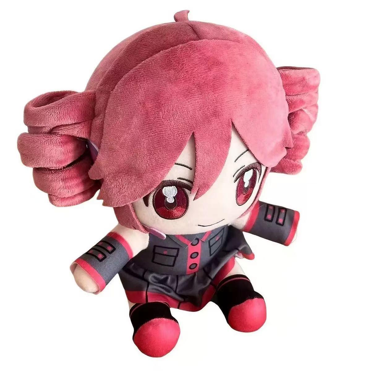Kasane Teto Plush Toy Soft Doll Stuffed Plushies Figure Anime Cosplay Cartoon Birthday Present Christmas Gift for Fans Girl
