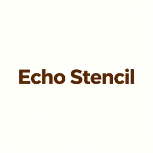 Echo Stencil shop logo