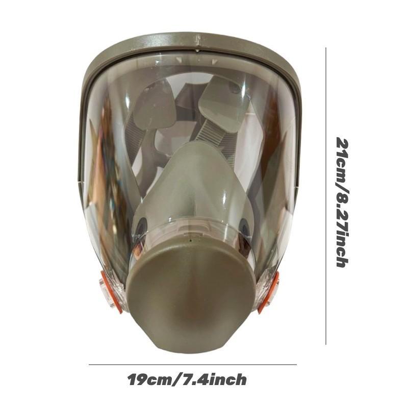 Reusable Anti-Fog 6800 Full-Face Respirator Mask with 29-in-1 Filter, Gas Dust and Chemical Protective Face Mask for Painting and Woodworking
