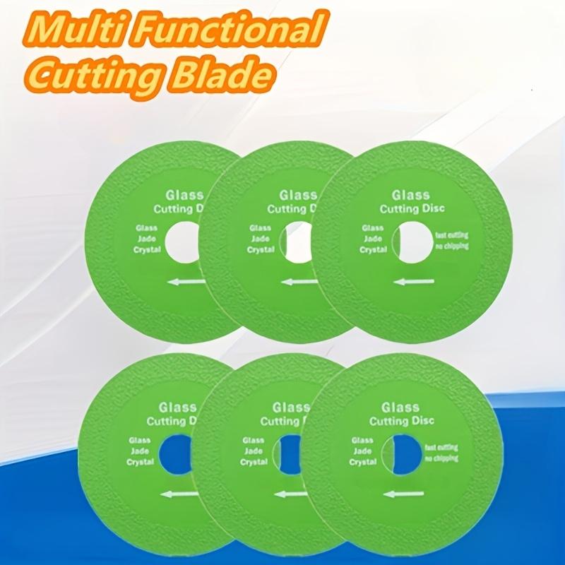 Multi-functional cutting blades, glass cutting discs, stone slab flat cutting blades, tile cutting blades, multi-purpose glass, wood, and metal cutting discs, cutting wheels for smooth cutting.