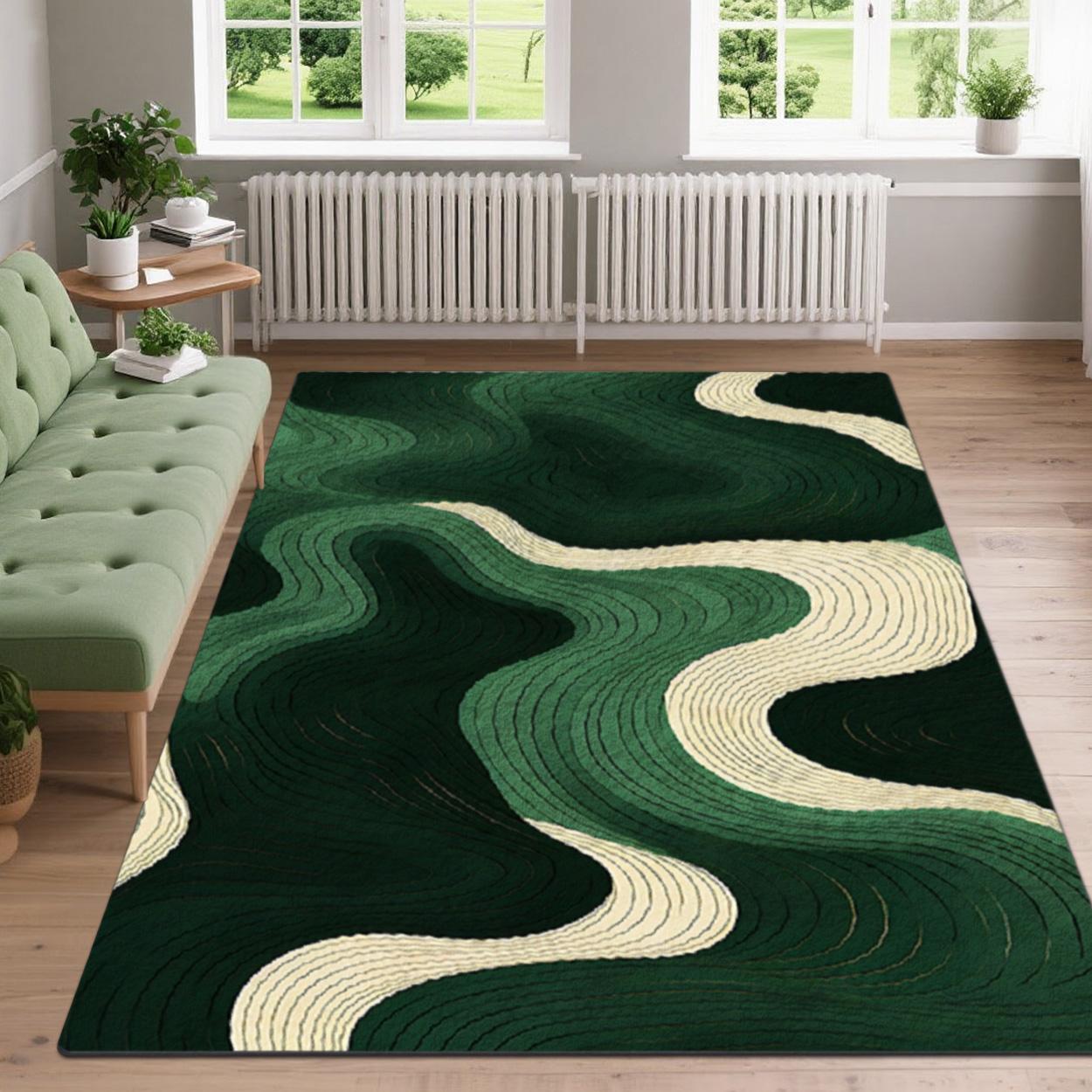 Velvet soft and comfortable patterned printed carpet, suitable for multiple scenarios, available in various sizes, soft and non-shedding, Boho area rug, Modern abstract rug, Geometric pattern rug, Home decorative rug, Boho rugs
