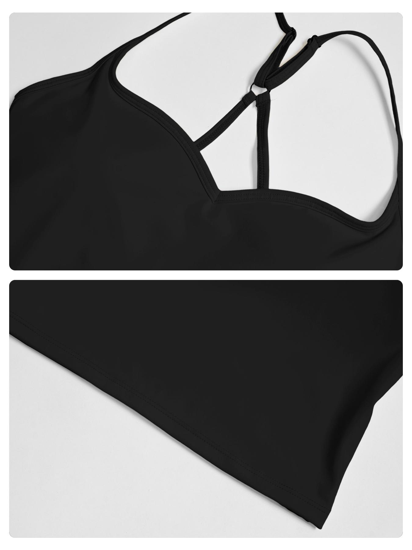 Crossback Yoga Tank Top, Seamless Design, Tight-Fitting Gym Sports Bra, Ideal for Running & Outdoor Activities, Women's Fitness Wear