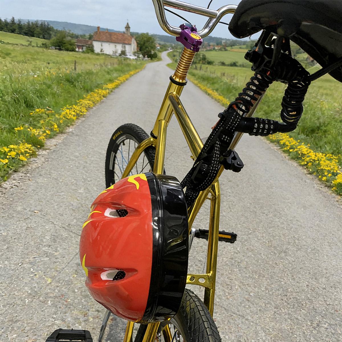 Multifunctional Password Lock for Bicycles and Motorcycles, Helmet Anti-Theft Lock, Long Password Lock, Universal Multifunctional Password Lock