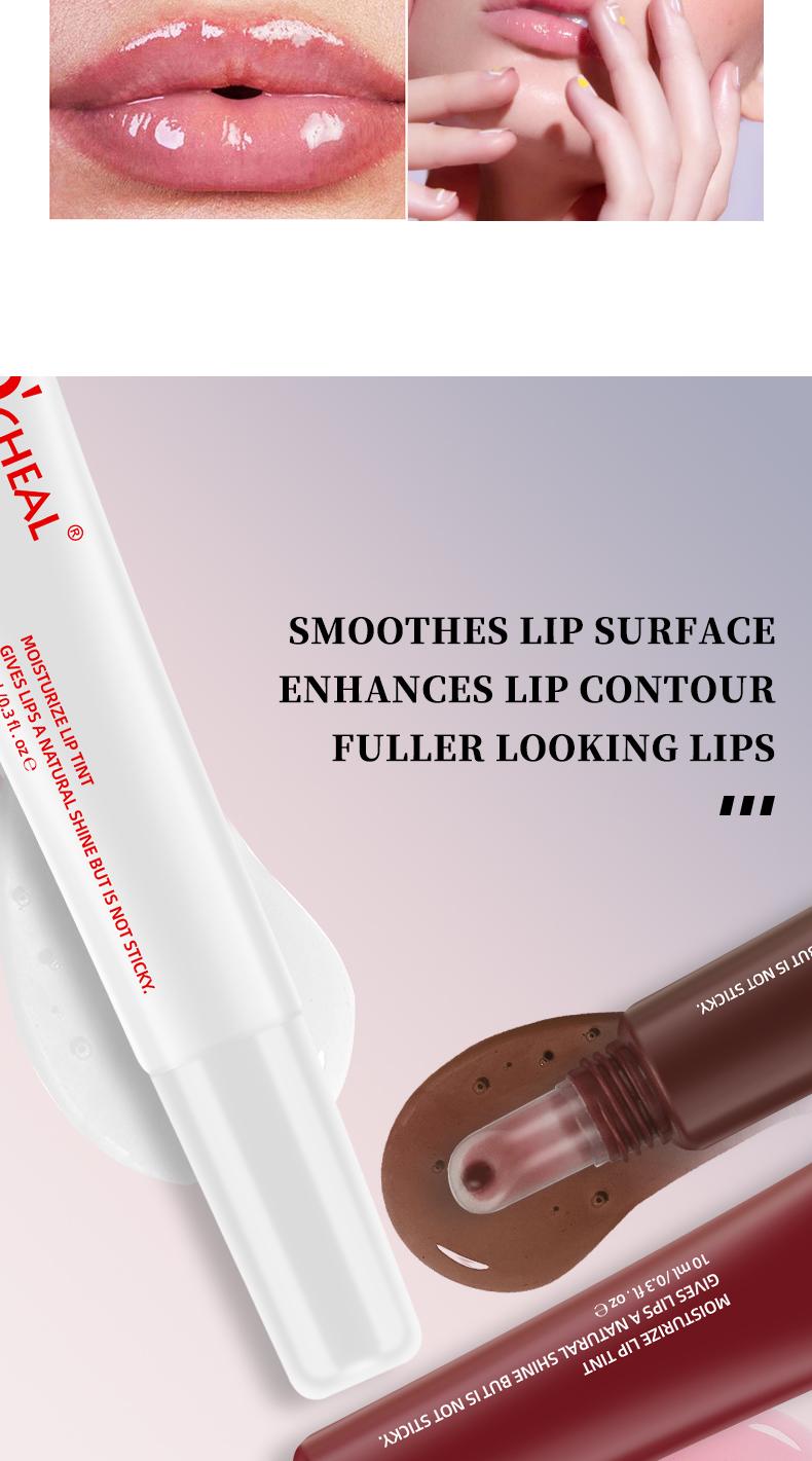 Colored Lip Gloss, Hydrating Liquid Lipstick, Shiny Mirror Finish, Moisturizing Lip Balm, Long-Lasting Non-Sticky, Glassy Lips Oil