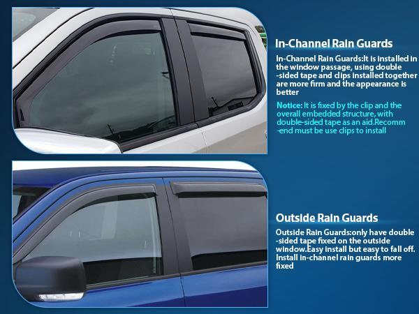 Nilight Vent Window Visors for Altima 2019 2020 2021 2022 2023 2024 2025, in-Channel Rain Guards, Original Window Deflectors-4PCS Car Accessories Vehicle  dealsforyoudays
