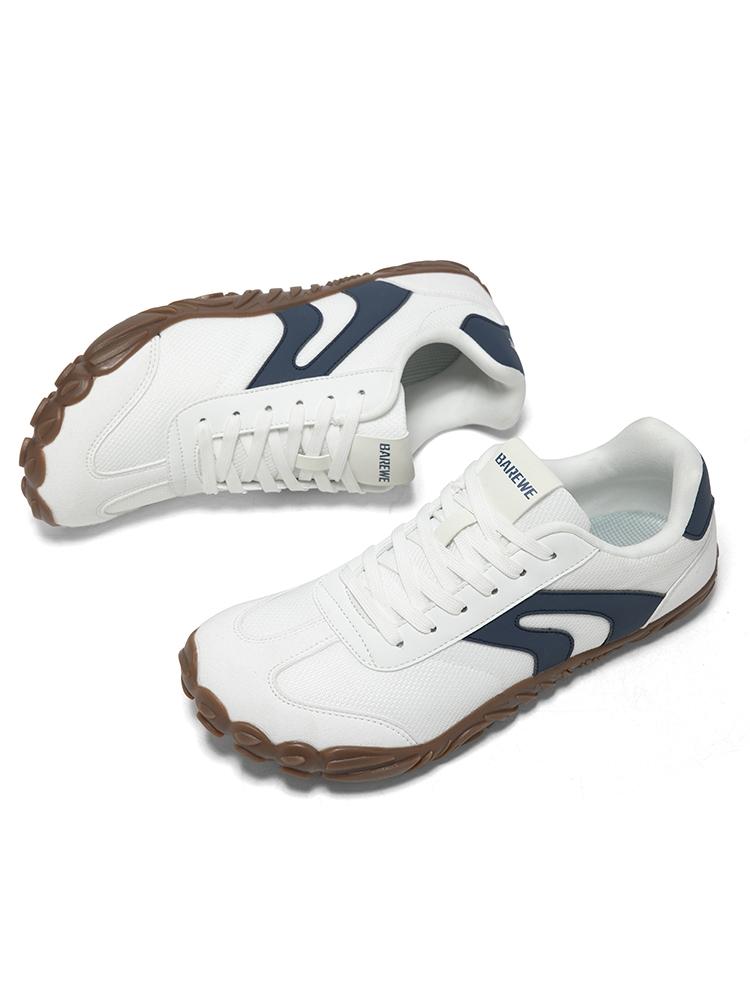 Barewe Unisex Wide Toe Barefoot Shoes, Lightweight Soft Sole Walking Shoes, Spring Fall Casual Skateboard Sports Shoes