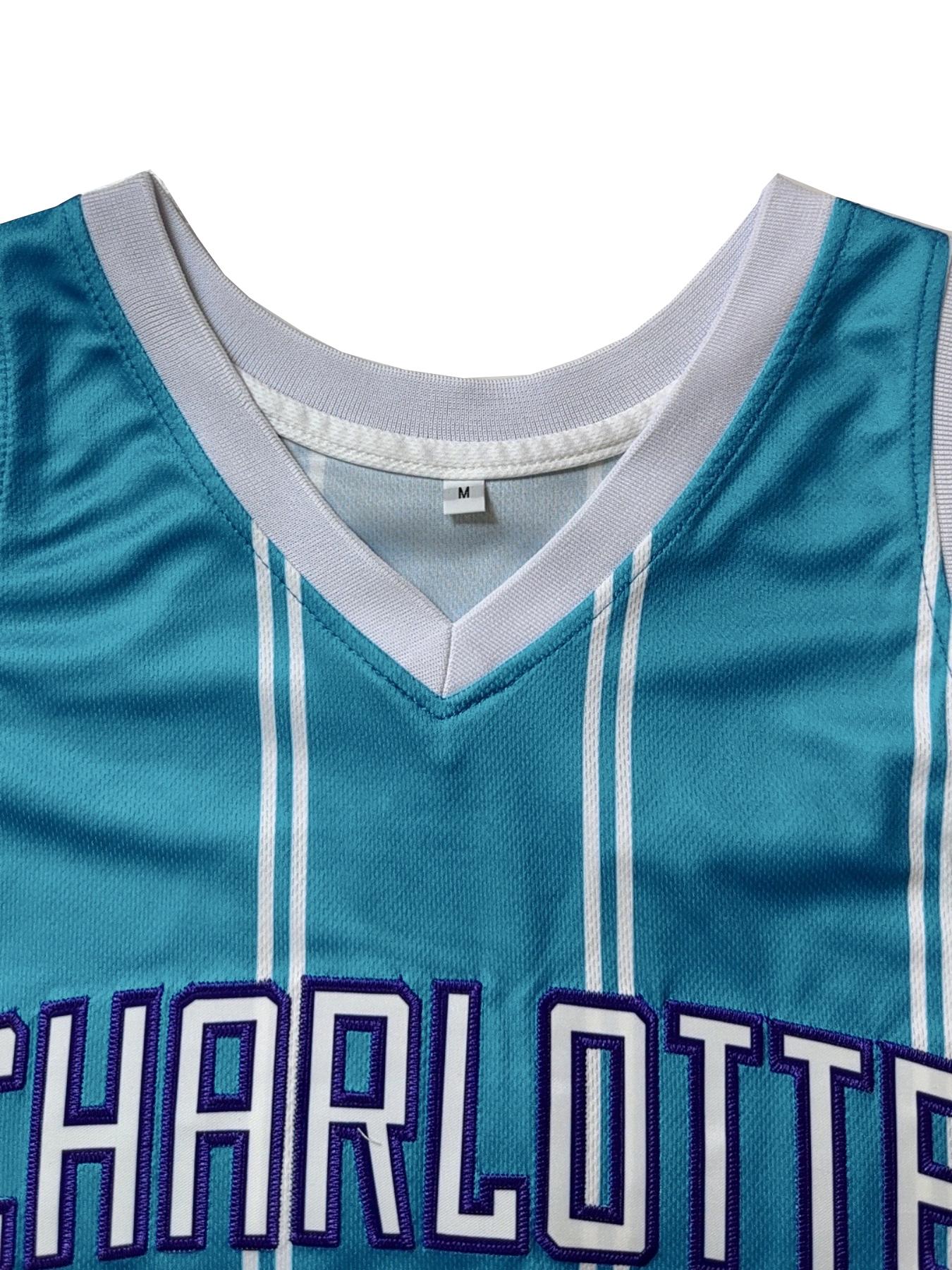 Mens #7 Blue Sports Basketball Jersey, Stylish Jersey, Breathable Sleeveless Pattern Embroidery Sweatshirt Training Competition Sports Uniforms Suitable for summer Jersey Top