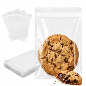 Clear Self Sealing Cellophane Bags 4"x6" (10.2 x 15.2cm) Pack of 200  4x6 Cookie Bags with Seal for  Bags, Cookies Wrappers Candy Party Favors Goodie
