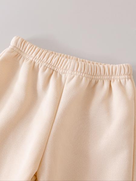 Girls' Fall Winter Fleece Set, Kpop Demon Hunters Cartoon Print Hoodie & Sweatpants, Cute Warm Casual Kids Clothing, Clothes Kids