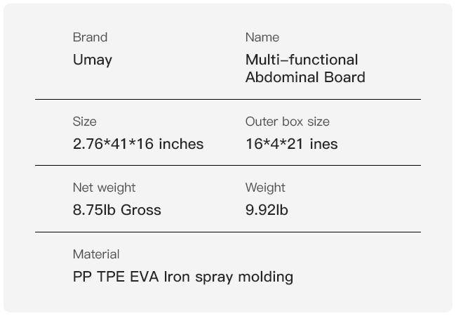 UMAY Pilates Board with Yoga Socks - Pilates Equipment Set, Multifunctional Foldable Home Pilates Board, 5-in-1 Pilates Skateboard