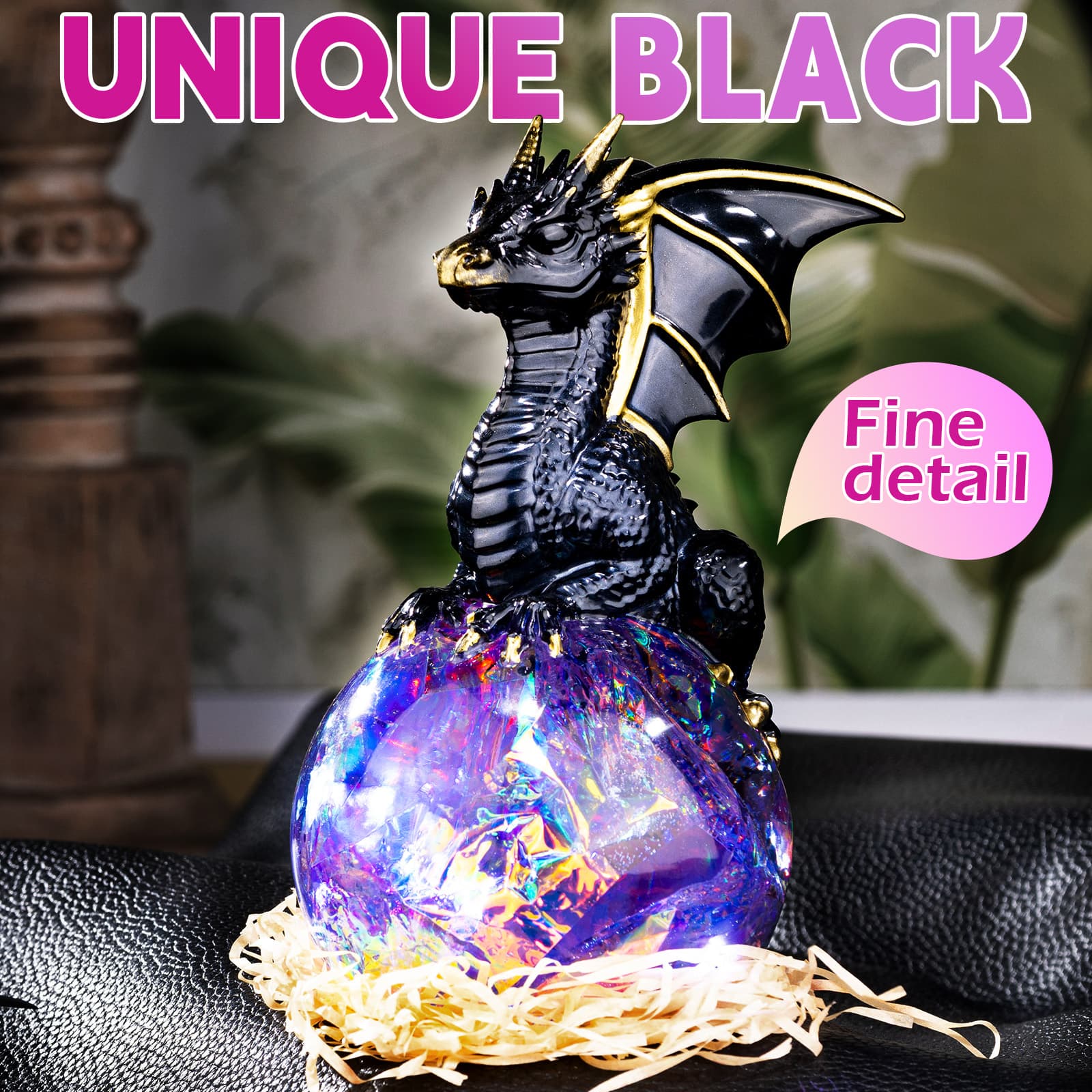 Chrome Powder,10 Colors Metallic Mirror Effect Chrome Powder for Nail, Pigment for Epoxy Resin, Slime, Crafting, Tumbler, Oil Painting, Black/Silver/Blue Resin Color Pigment - LET'S RESIN