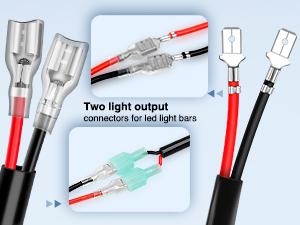 Nilight 2PCS 16 AWG 10 Feet Wiring Harness Extension Kit for LED Work Light Bar Led Pods Off Road Lights Driving Fog Light Boat Lighting Rubber Electric  dealsforyoudays
