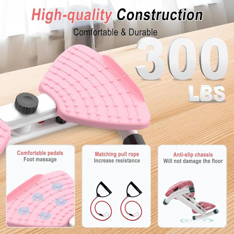 Home Gym Ab Waist Twister 300lbs Weight Capacity Silent Anti Slip Twist Board Core Training Waist Platform Indoor Fitness Essential Exercise Tool