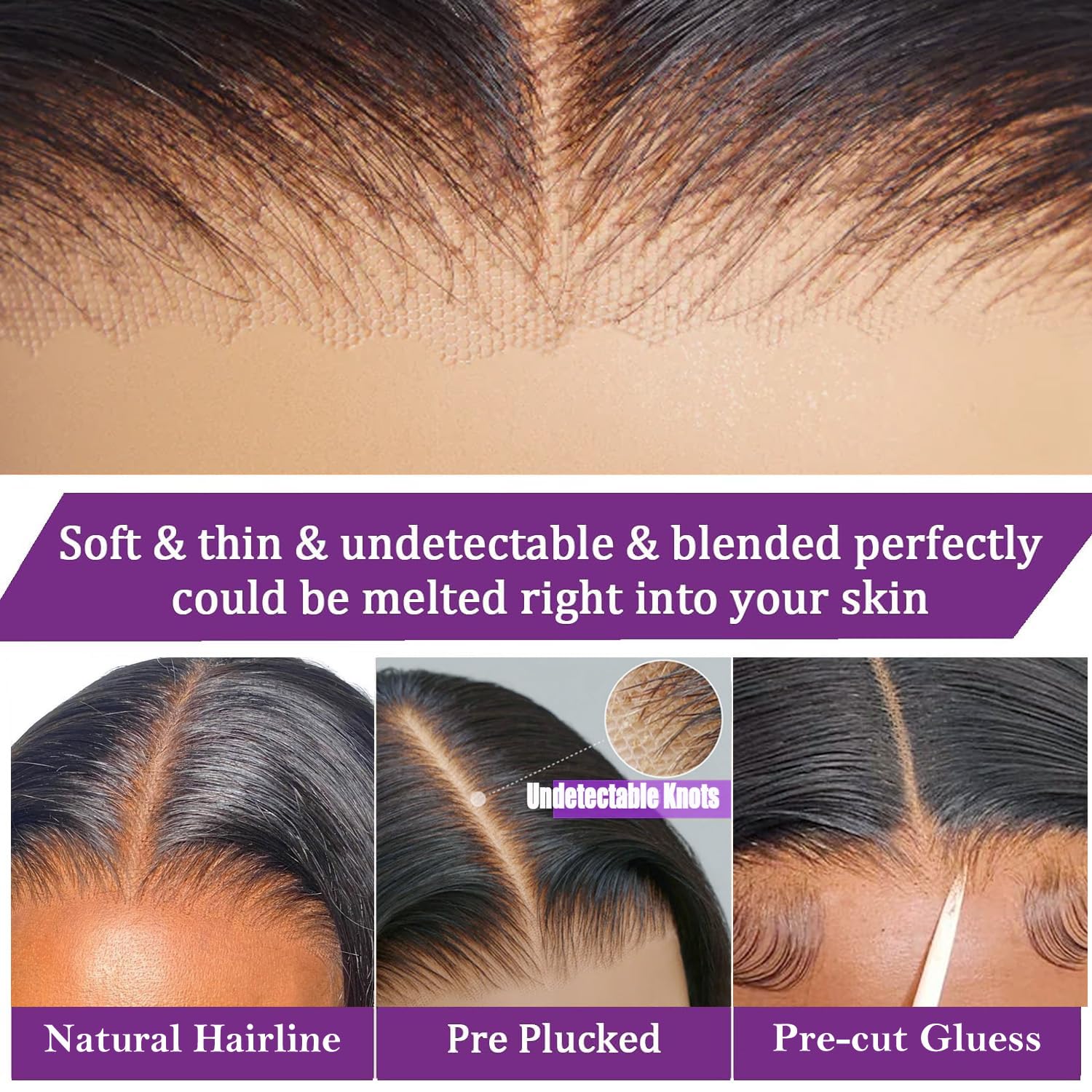 6x4 Body Wave Glueless Wig Human Hair Pre Plucked Pre Cut Glueless Lace Front Wig Ready to Wear 4x6 Body Wave Closure Wig Human Hair 180% Density Human Hair Wigs TikTokShopBlackFriday