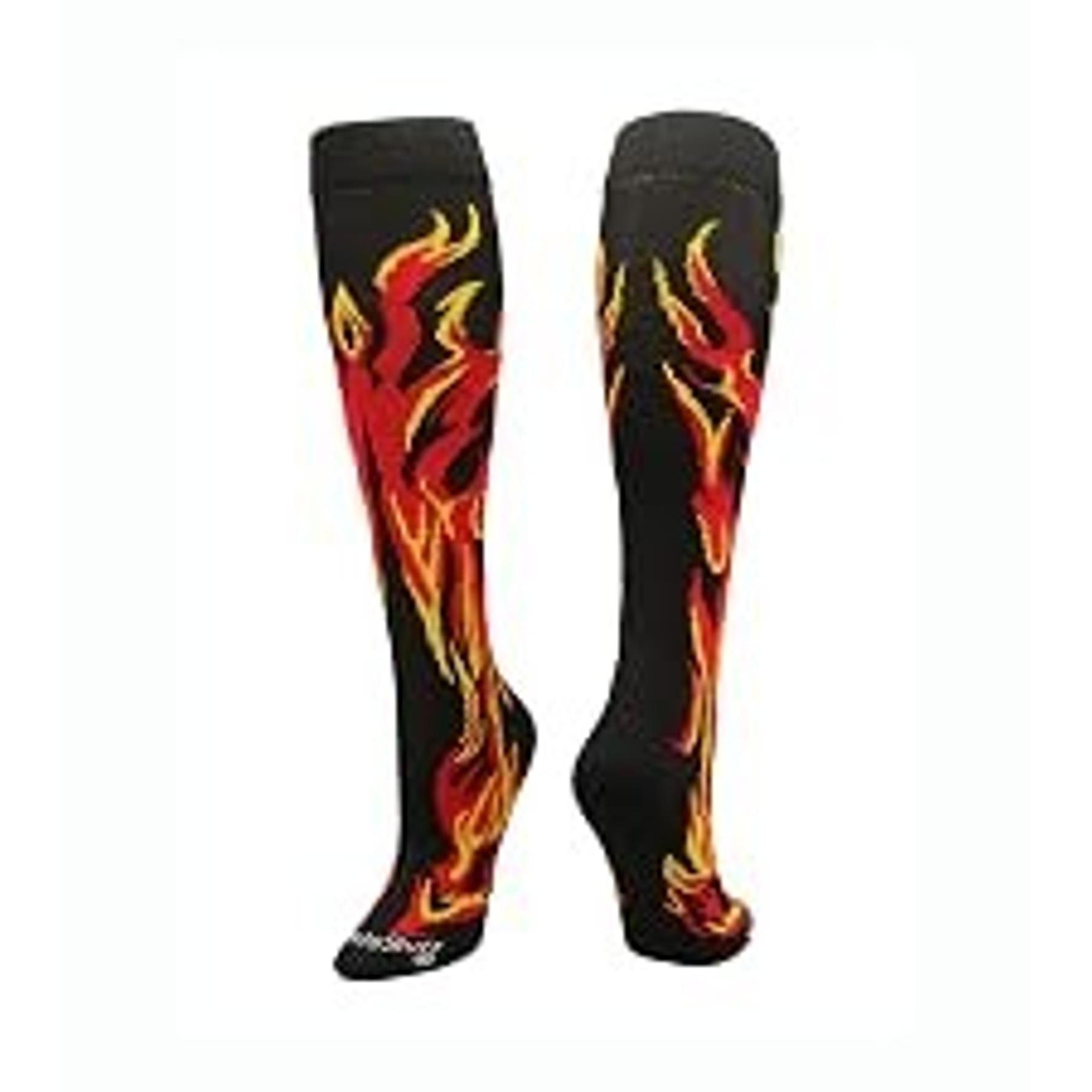 Crazy Tie Dye Tall Over the Calf Athletic Socks for Softball Soccer Volleyball Fun Neon ColorsGift