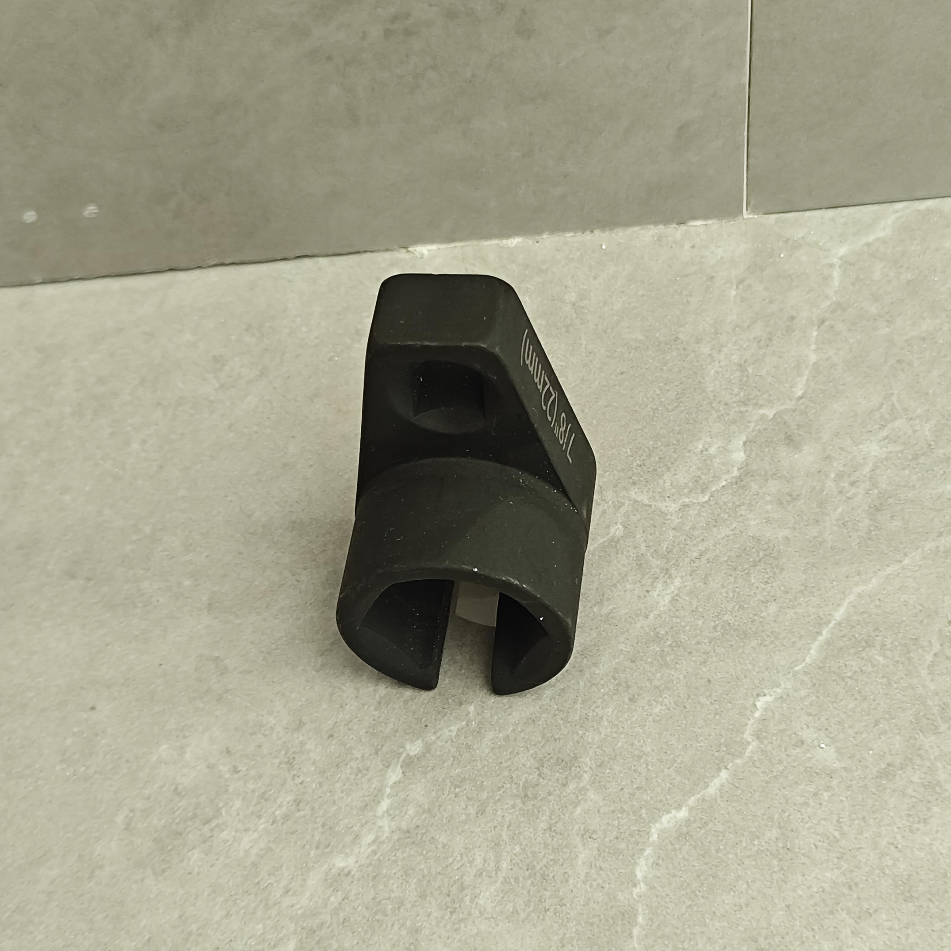 2 Pcs Oxygen Sensor Socket, Sensor Socket 3/8" Drive 7/8" 22mm, Offset Oxygen Sensor Wrench Removal Tool, Professional Manual Removal Tool Auto Parts