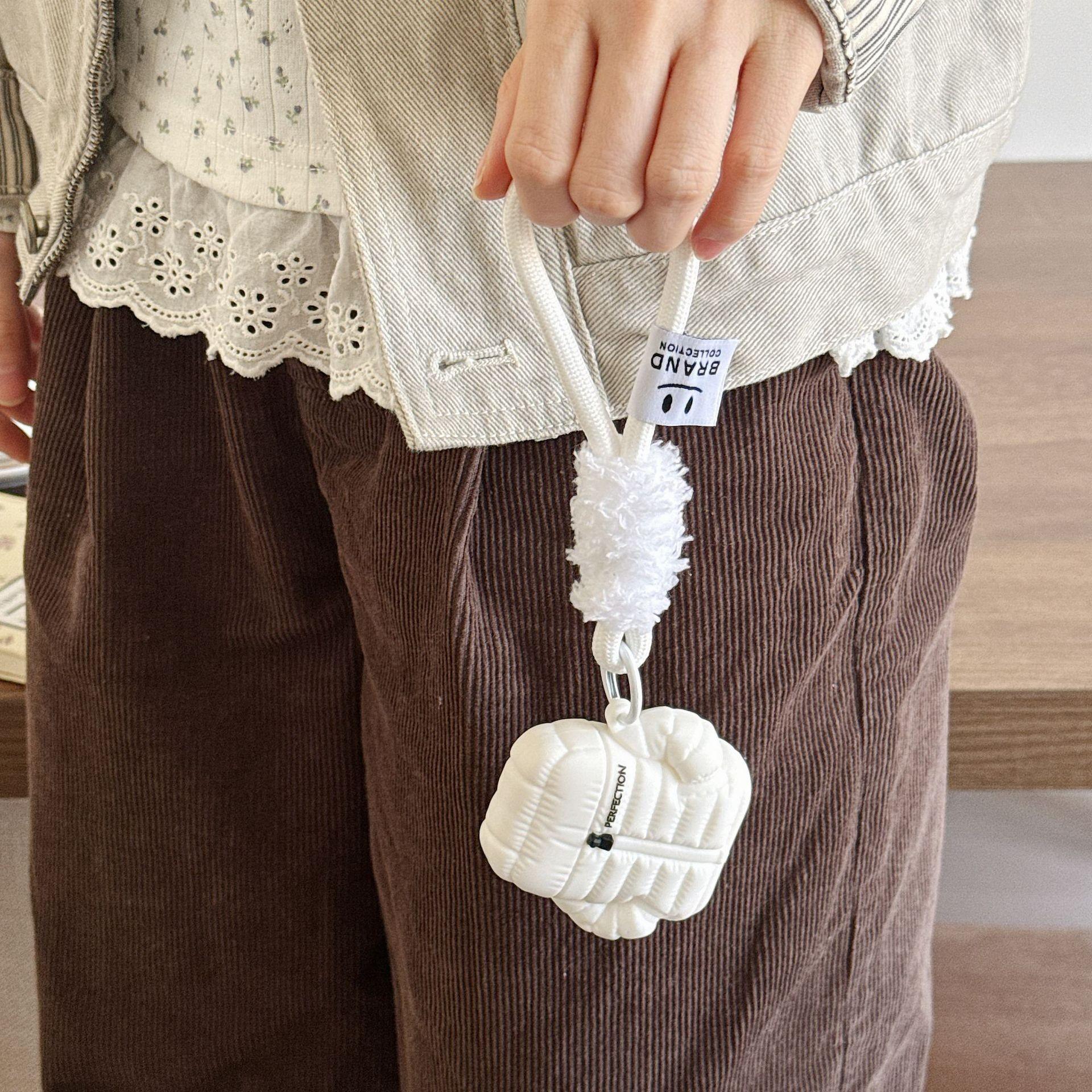 1 down jacket shaped headphone case, cute wireless Bluetooth headphone case, drop resistant, durable and stylish accessory, suitable for AirPods pro3/1/2/3/4/pro/pro2 (shape may vary depending on model)