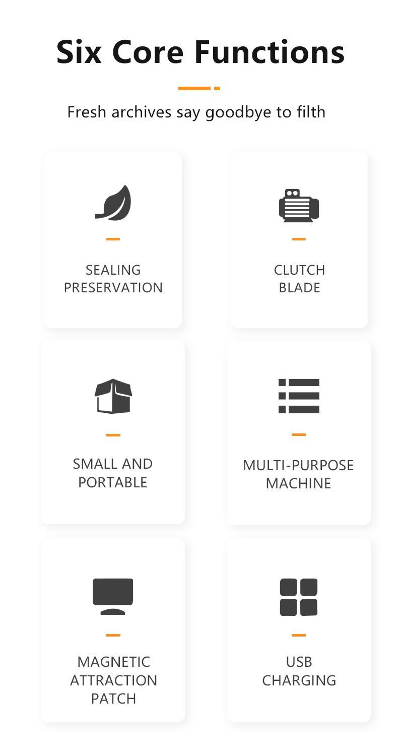 [Holiday Haul] 2 in 1 Mini Bag Sealer - Heat Seal & Cutter with Lanyard, Portable Handheld Chip Bag Sealer for Snacks