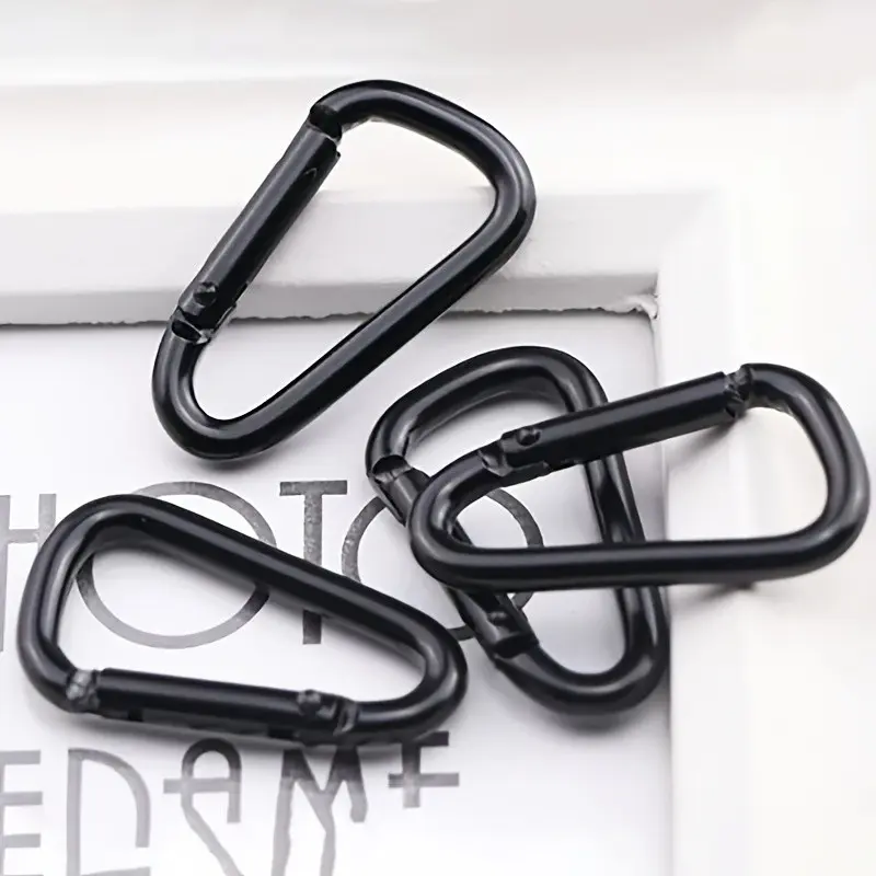 3 Pack Large Outdoor Hooks, 2.28 Inch Length, Pure Black, Thickened Utility Hooks