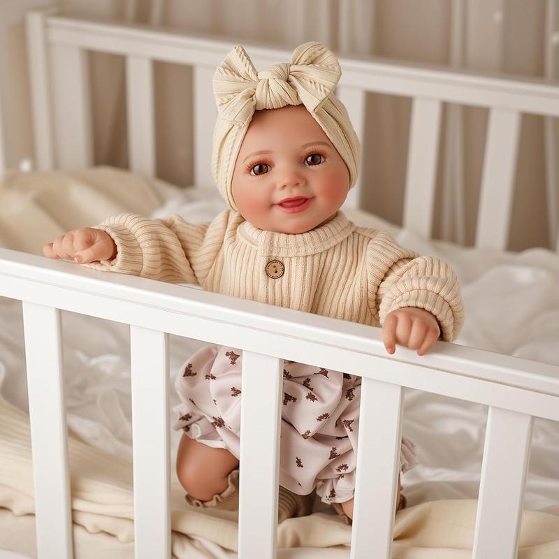 Babeside 20 Inch Reborn Doll Set with Cloth Body and Vinyl Limbs, Unisex Gift Box Included, Perfect for Christmas New Year Birthday Gifts, Soft Dolls