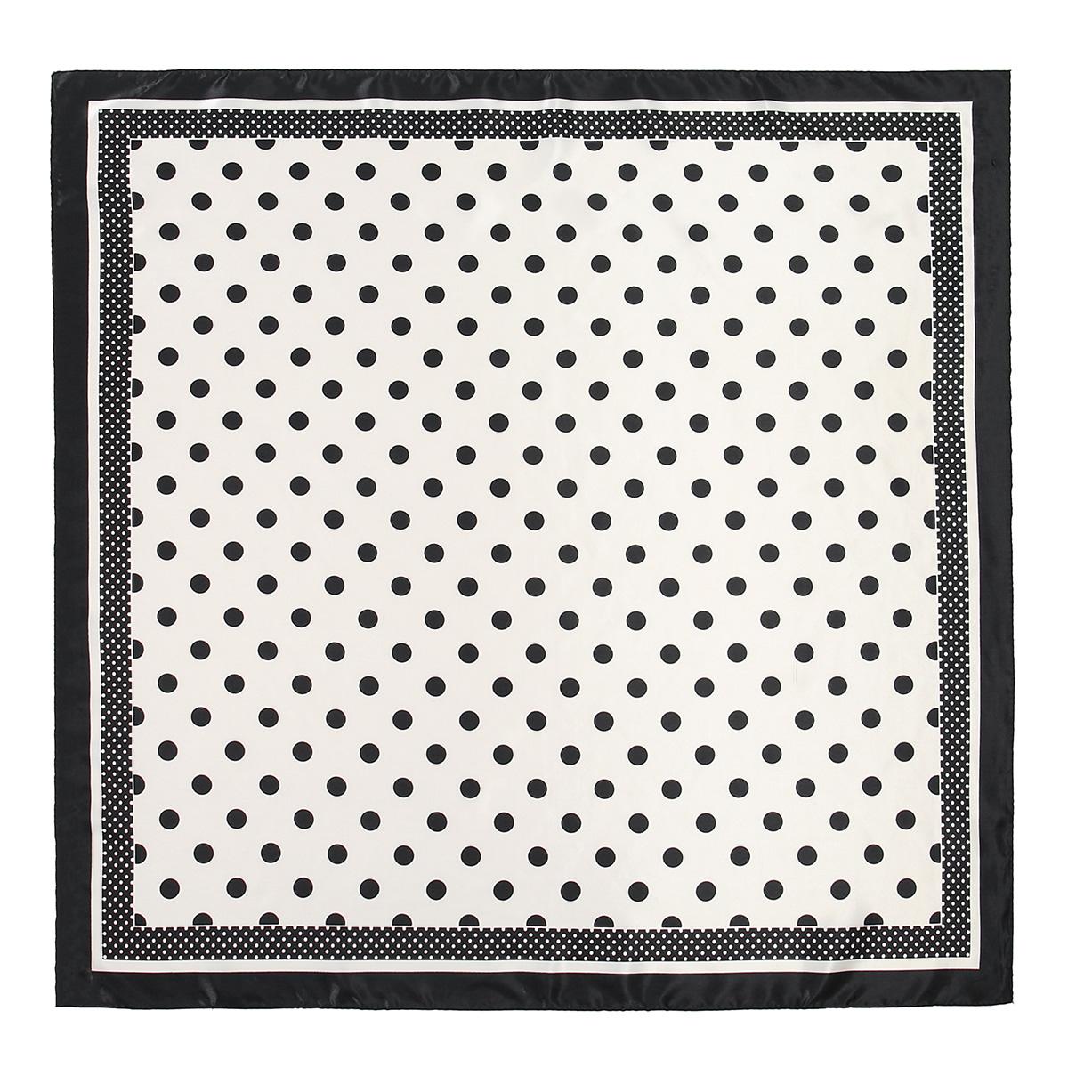 Women’s Polka Dot Print Satin Versatile Headscarf, Fitted Design for All Seasons, Ideal for Hair Wrapping & Styling