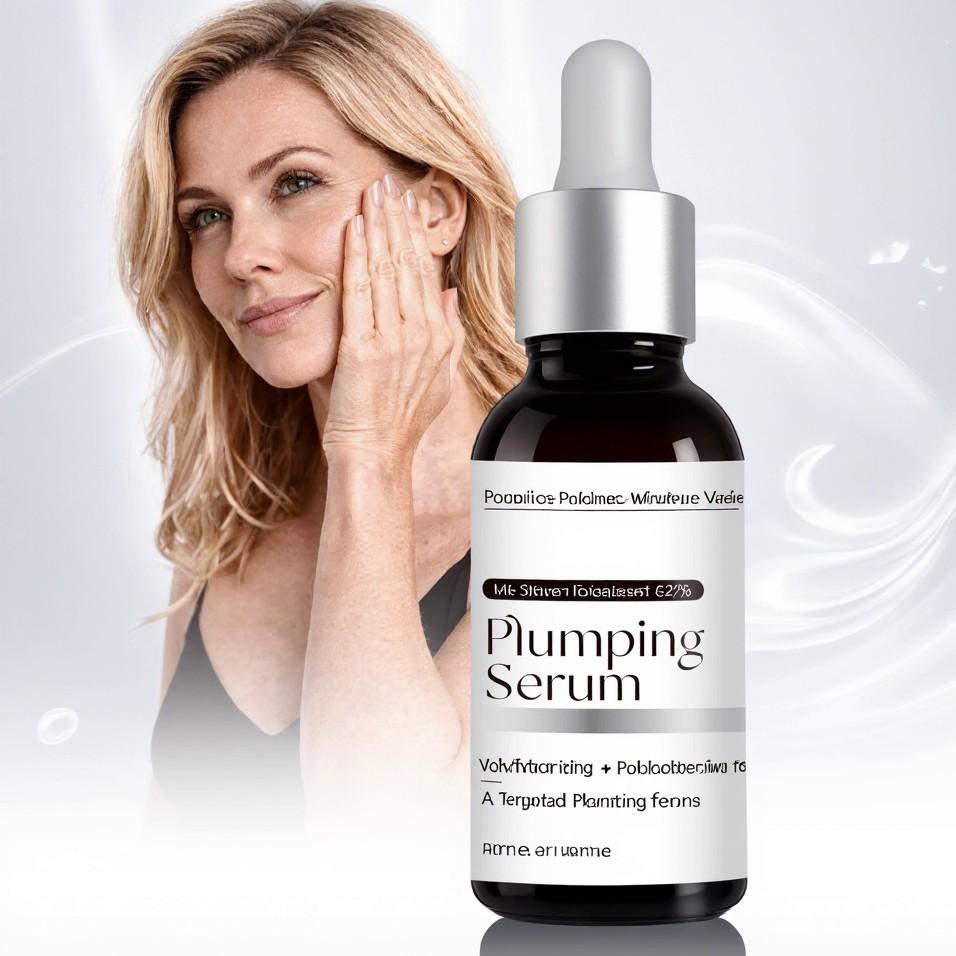 1PCS Plumping Face Serum — 92% Volufiline+Pal-Isolecine 1% Serum for Natural Fullness Improves Skin Elasticity ,Smoothes Wrinkles, Daily Use For All Skin Types