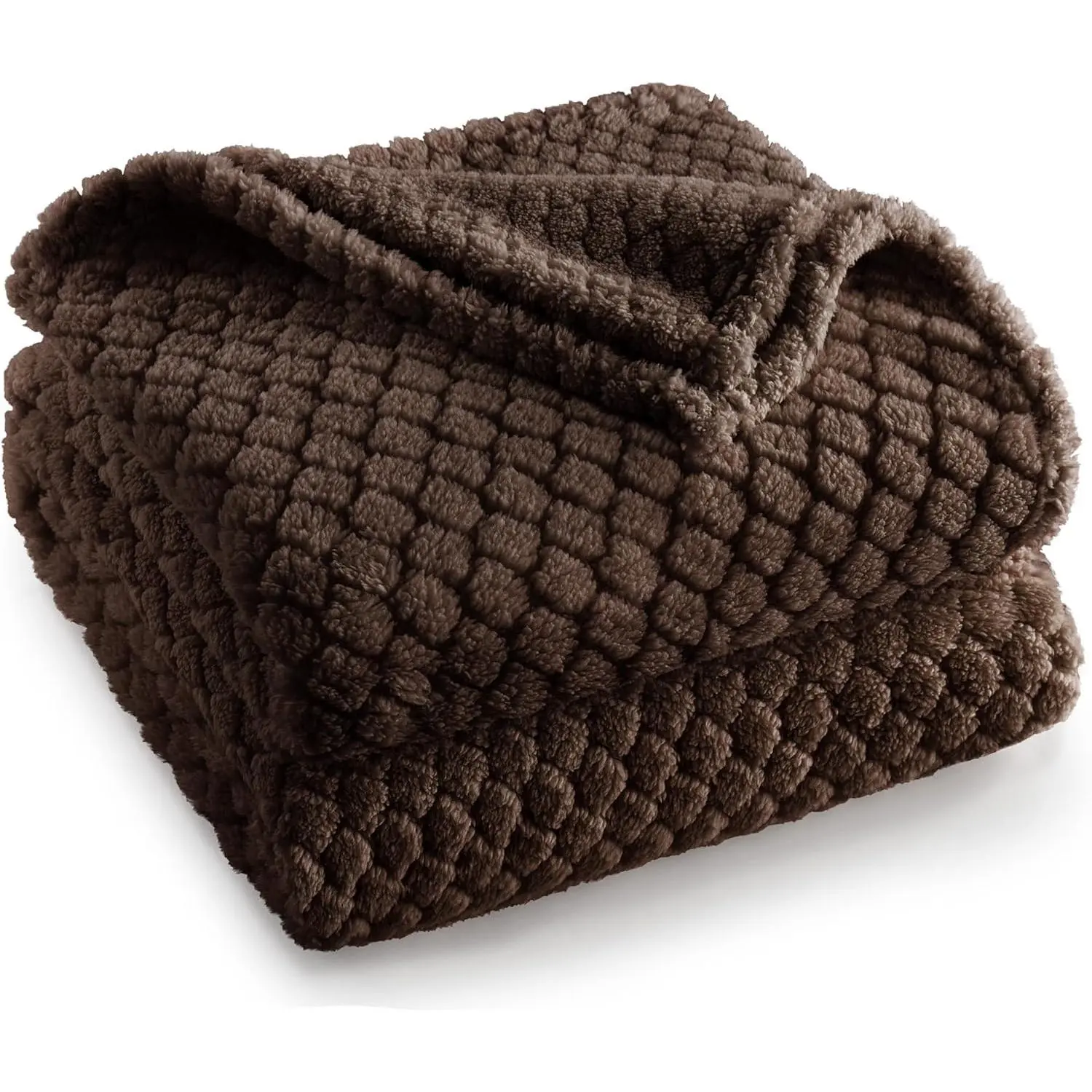 Polyester Fleece Fluffy Blanket for Camping & Couch - 50x60 in Extra Soft Warm Washable Cozy Plush Decorative Throw for Women's Use (Coffee), King, Twin, Home Couch Bed, Washable Plush, Cozy Fuzzy Look, Foldable, Lightweight, Removable & Washable