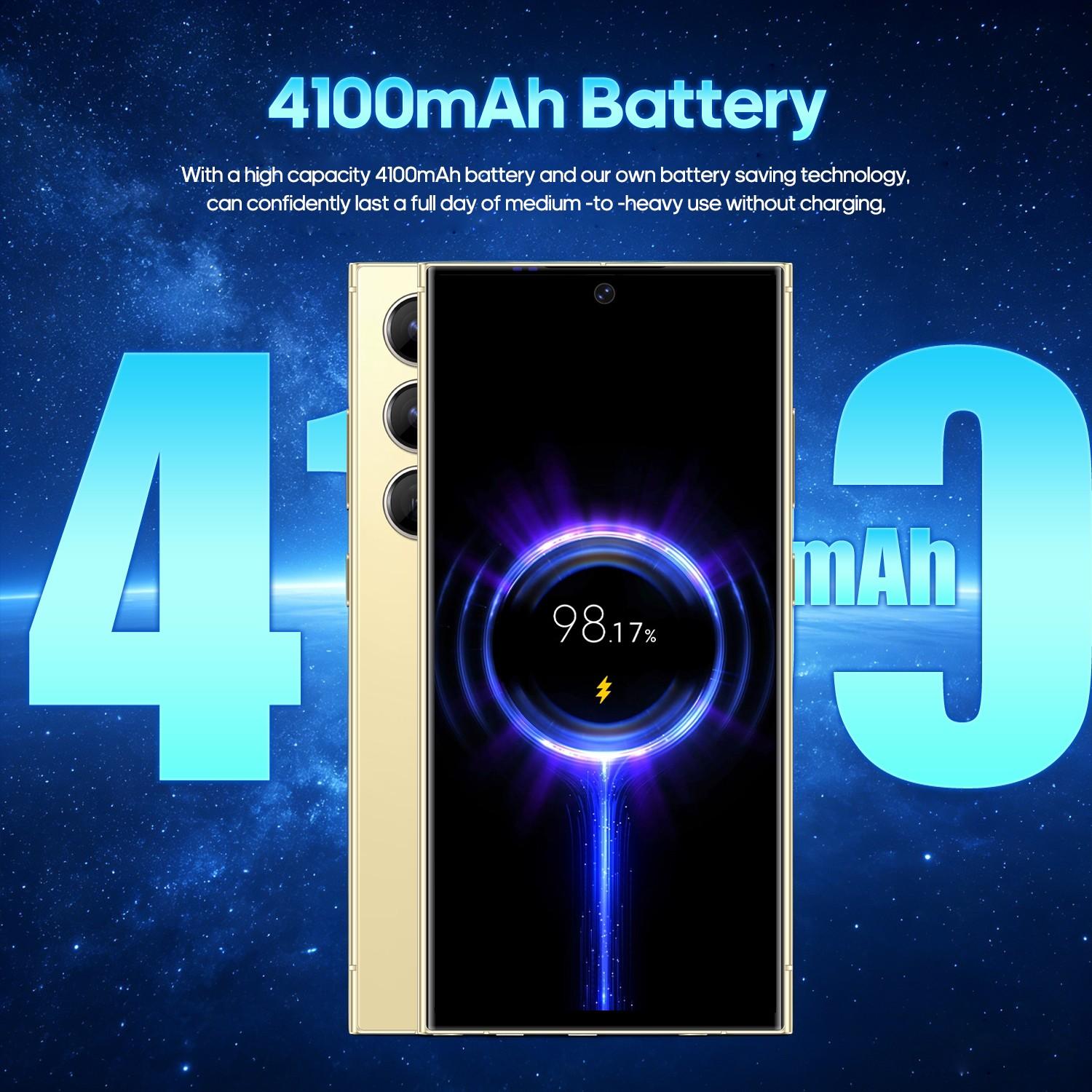 FUFFi-S24 Pro Smartphone, 6+64GB ROM Cellphone, 8+20MP Camera, 4G Network Unlock, Dual SIM, Android 12.0, High-Performance Mobile Device
