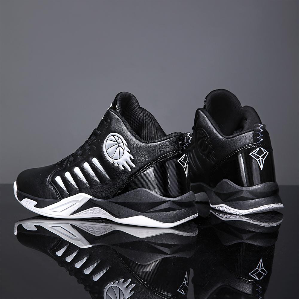 Ubetif Men's Fashionable Sports Shoes with Anti-Slip Soles Shock-Absorbing Rebounding Properties Durable Wear-Resistant Basketball Shoes for Boys and Men