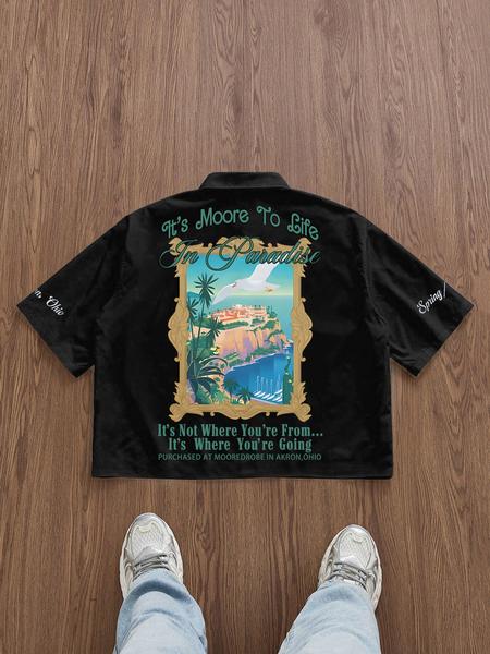 Men's Regular Fit Plaid Print Short Sleeve Shirt, Casual Street Comfy Top for Summer, Fashion Men's Clothes for Daily Wear