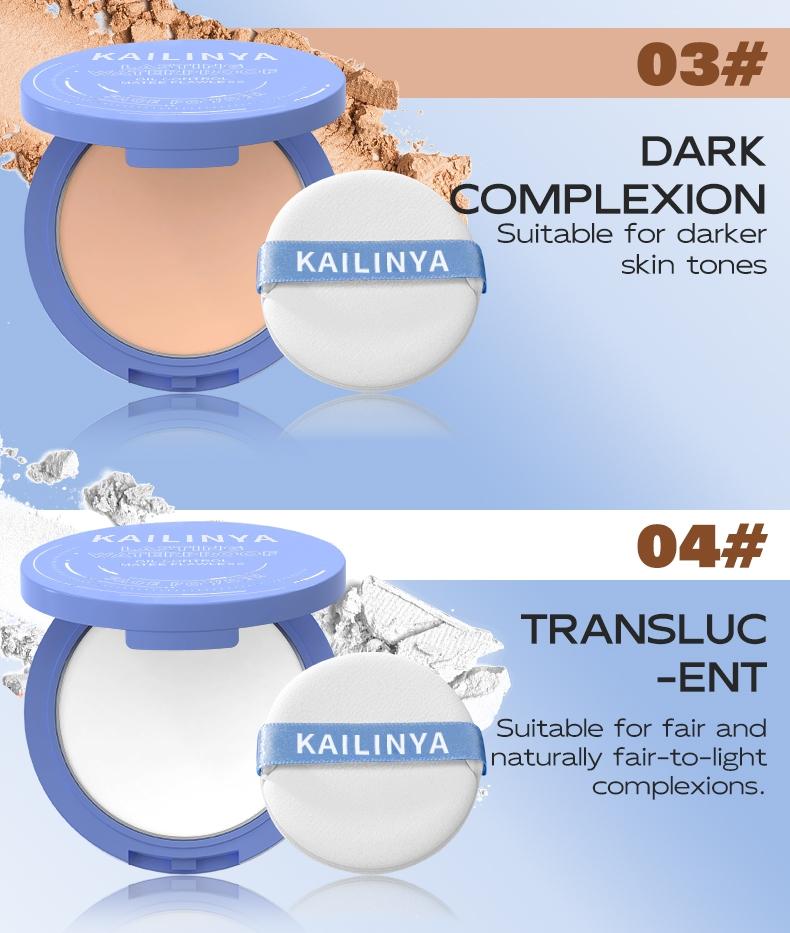 Long-Lasting Waterproof Foundation Powder, Smooth Finish, Non-Cakey, Fine Texture, Ideal for All Skin Types, Perfect for Daily Use