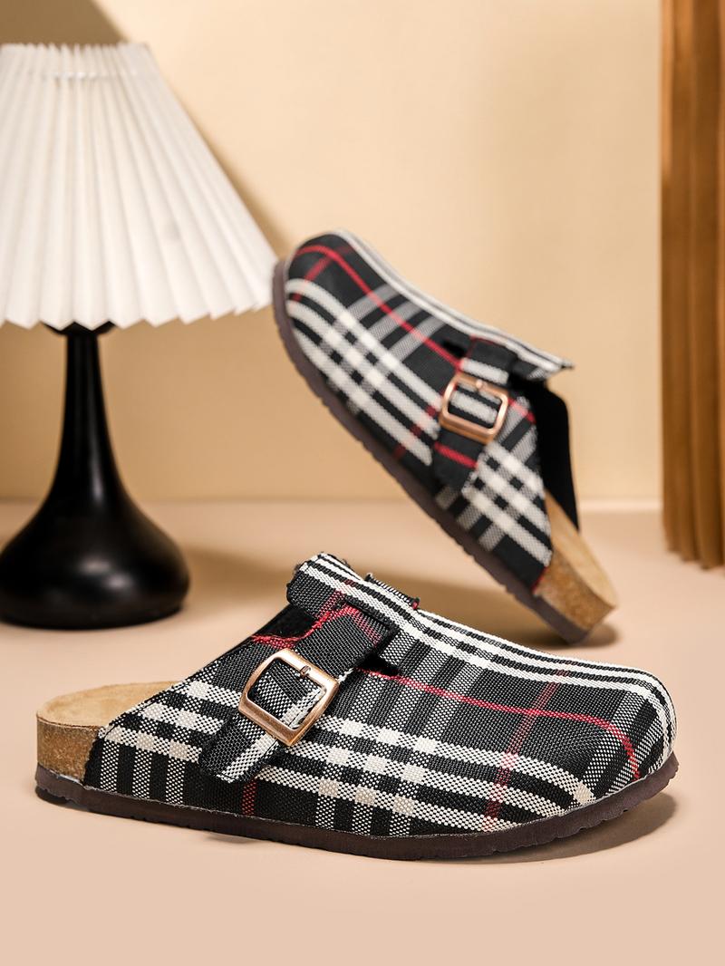 Unisex Soft Wood Insole Slippers, Round Toe Design, Adjustable Buckle, Comfortable for Men and Women, Classic All-Season Outdoor Beach Shoes, Casual Shoes Clogs Unisex Soft Wood Insole Slippers, Round Toe Design, Adjustable Buckle, Comfortable for Men and Women, Classic All-Season Outdoor Beach Shoes, Casual Shoes Clogs