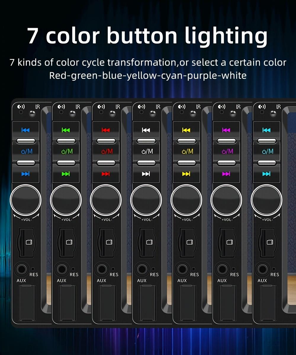 7-Inch 2DIN Vehicle Stereo Featuring Carplay, Android Auto, a Mounted Player, Compatible with USB/TF Cards, Wireless Player, And Car MP5 Multimedia System 7018, Without Battery