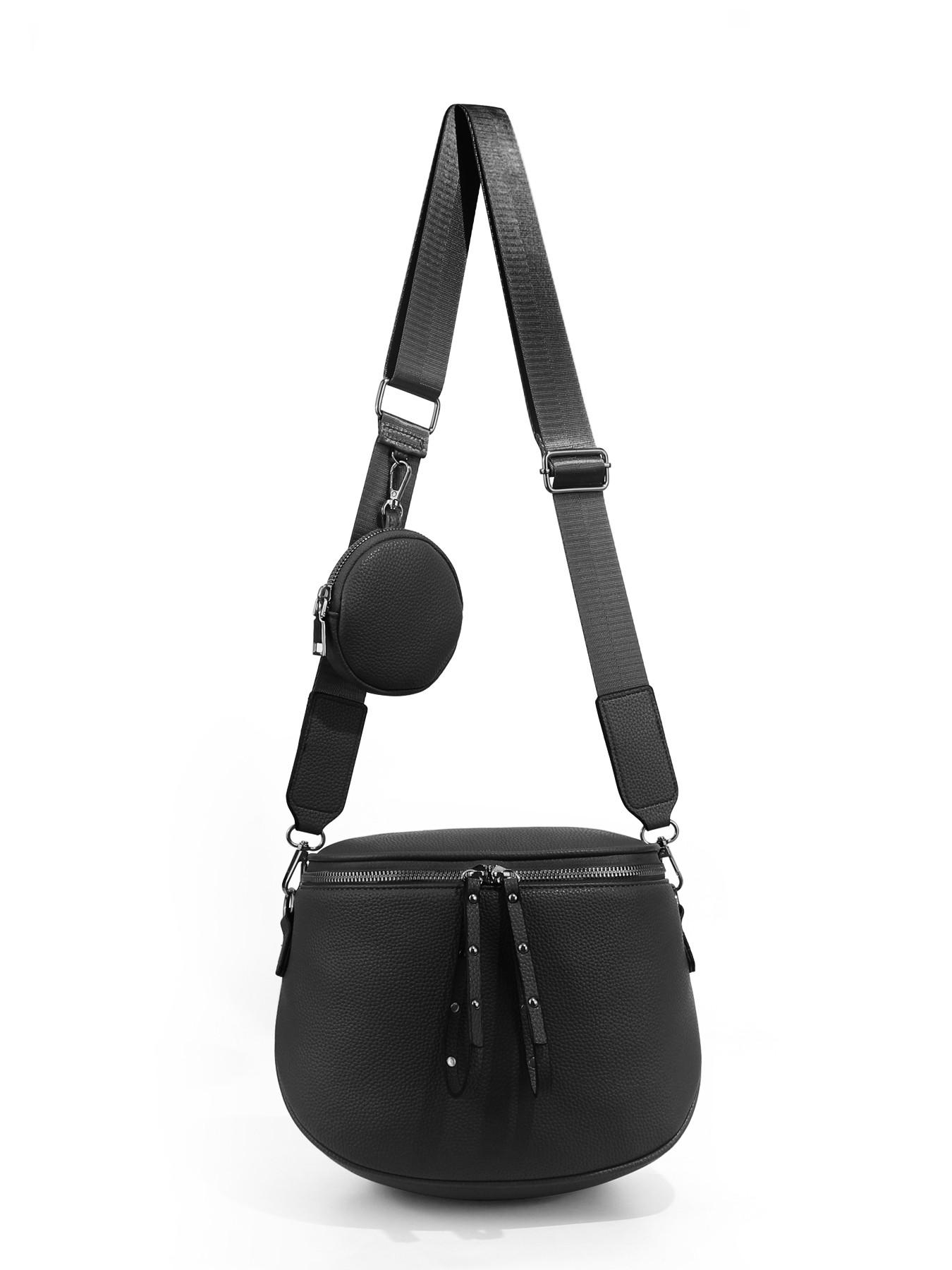 Lychee Texture Large Crossbody Bags for Women, PU Leather Bum Bag with Coin Purse, Stylish Checkered Sling Purse with Adjustable Strap, Lightweight Commuting Shoulder Bag Fanny Packs for Mother Travel Gifts Everyday Use