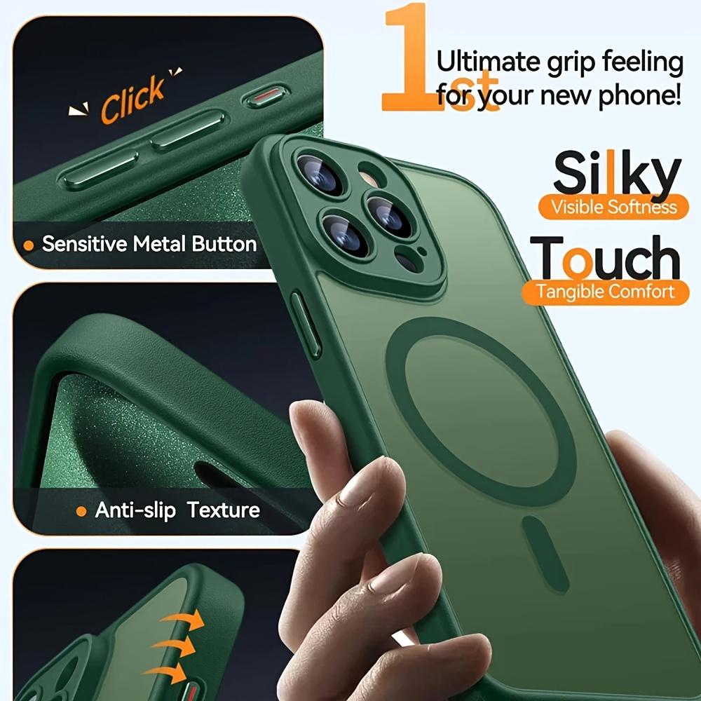 High Quality Translucent Matte Back Phone Case, for IPhone 17 16 15 14 13 12 11 Pro Max 16 15 14 Plus Upgraded Full Camera Protection, Shockproof and Drop-proof Phone Case, Casing