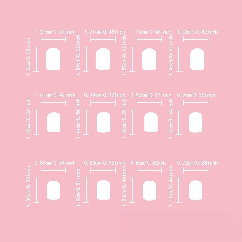 French Chic Floral Pearl Sweet European Style Detachable Nail Art Stickers, 24 Pieces, Model 53hj-04, Single Item Pack