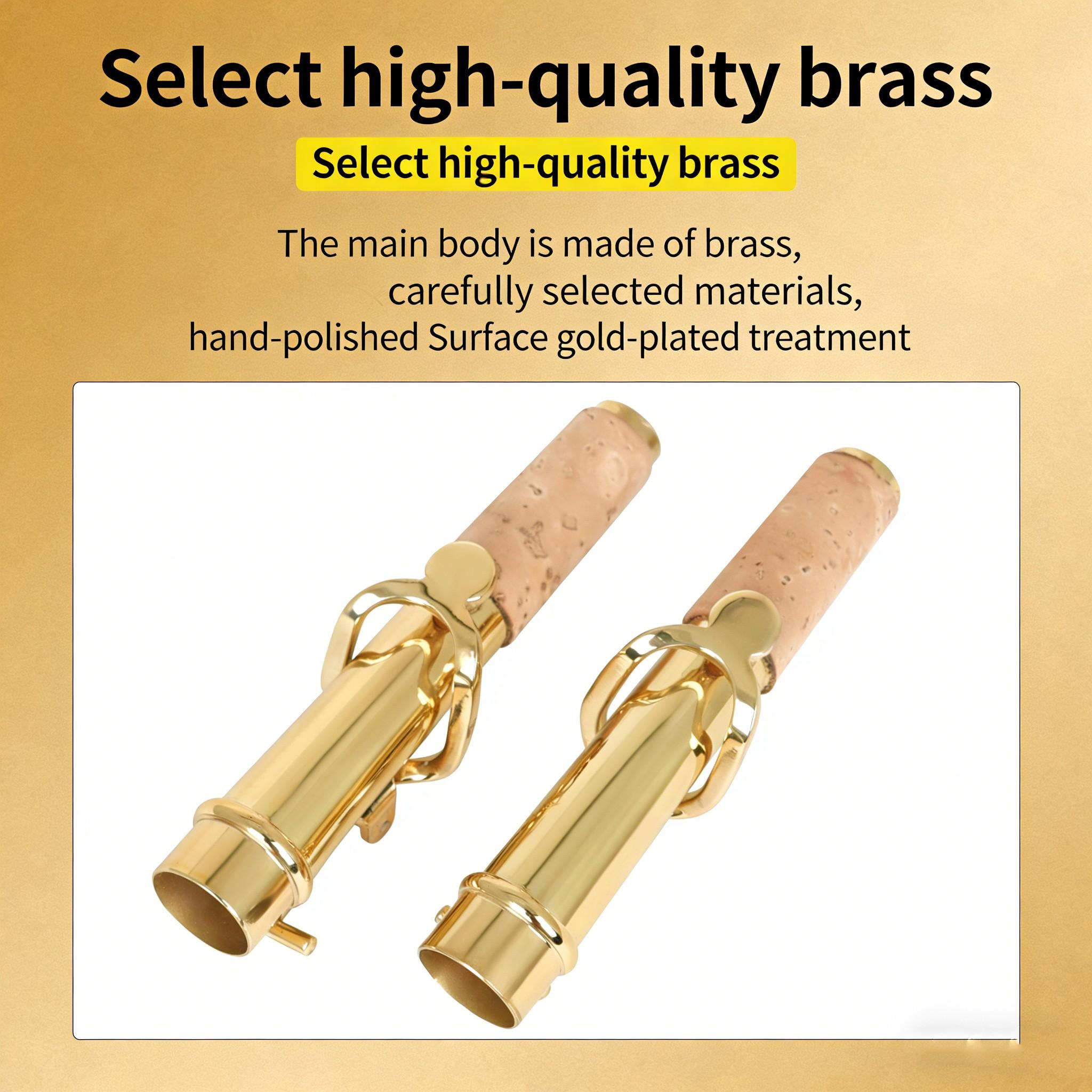 Hk-Lade High-Quality Hk-3 Alto Saxophone Mouthpiece + Cork, Premium Musical Instrument Accessory, Durable Paper Box Packaging