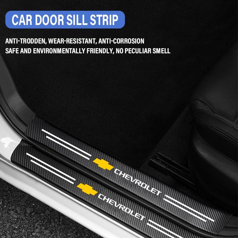 Car Threshold Protection Strip for Chevrolet Cruze Malibu Equinox Trax Volt Camaro Blazer, Durable Car Accessories, Easy Installation