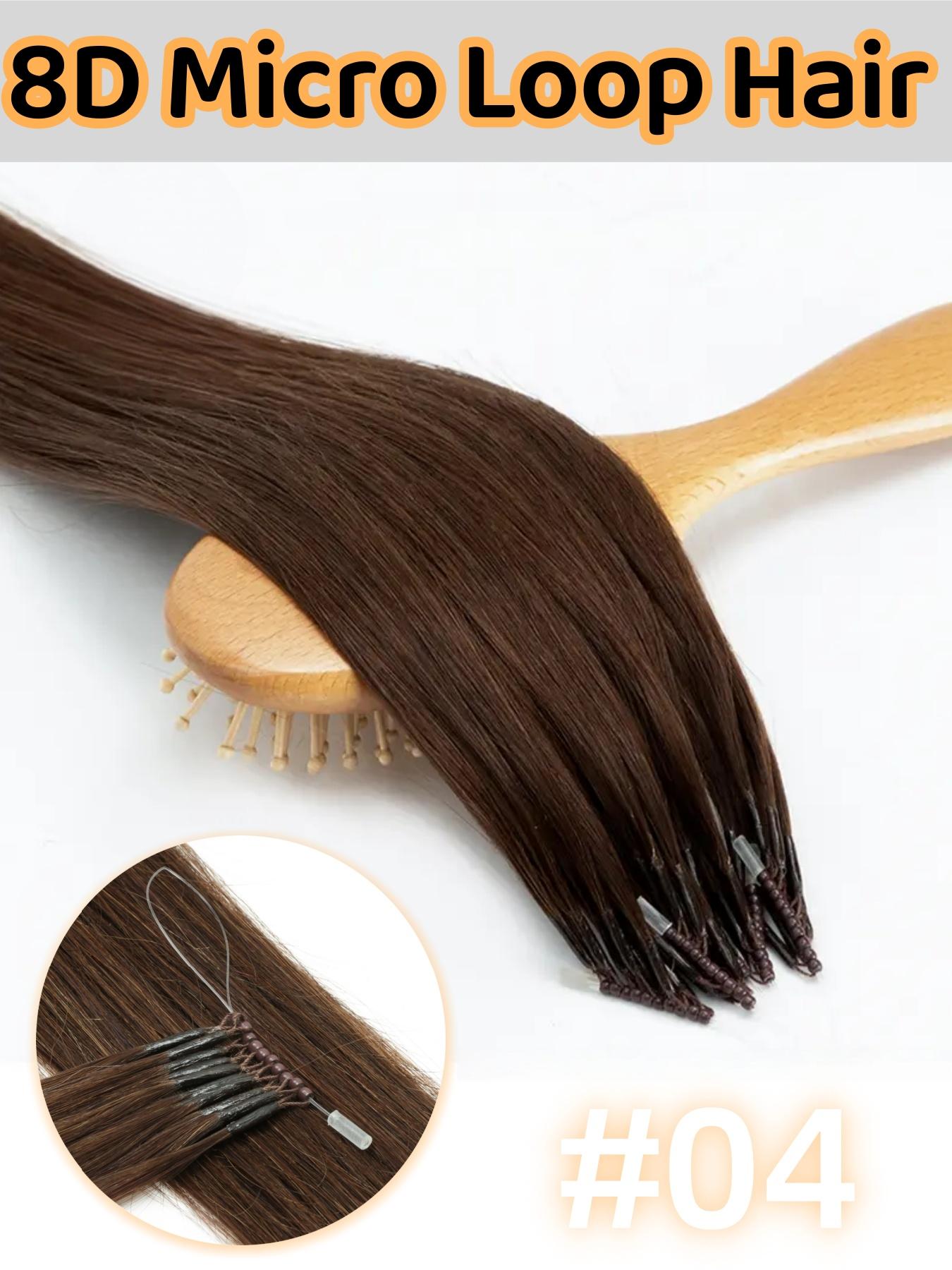 8D Nano Beads Hair Extensions Invisible Lightweight Seamless No Glue No Damage Comfortable All Day Long Lasting Natural Blending Perfect for Instant Longer Undetectable Beads Extensions That Look Totally Real for Daily Party and Any Occasion