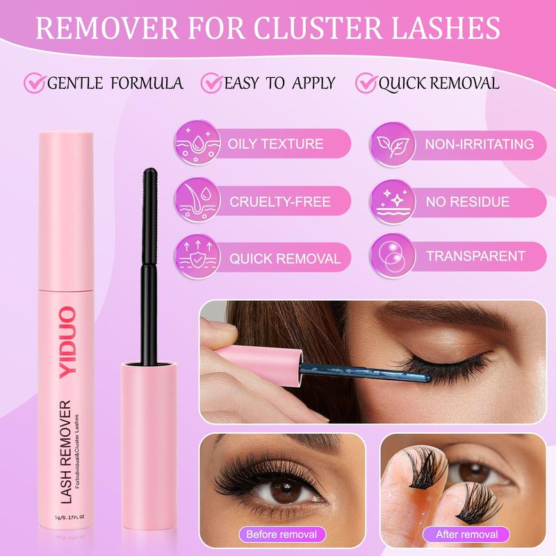 Volume Eyelashes Extension Set, 60D|70D|80D|90D & Thick Volume Lashes Clusters, Individual Lash Extensions Kit, 10-18mm D Curl Lash Extensions Kit with Lash Bond and Seal, Lash Remover, Lash Tweezers, DIY Lash Clusters at Home, Eyelash Bond Glue Volume Eyelashes Extension Set, 60D|70D|80D|90D & Thick Volume Lashes Clusters, Individual Lash Extensions Kit, 10-18mm D Curl Lash Extensions Kit with Lash Bond and Seal, Lash Remover, Lash Tweezers, DIY Lash Clusters at Home, Eyelash Bond Glue