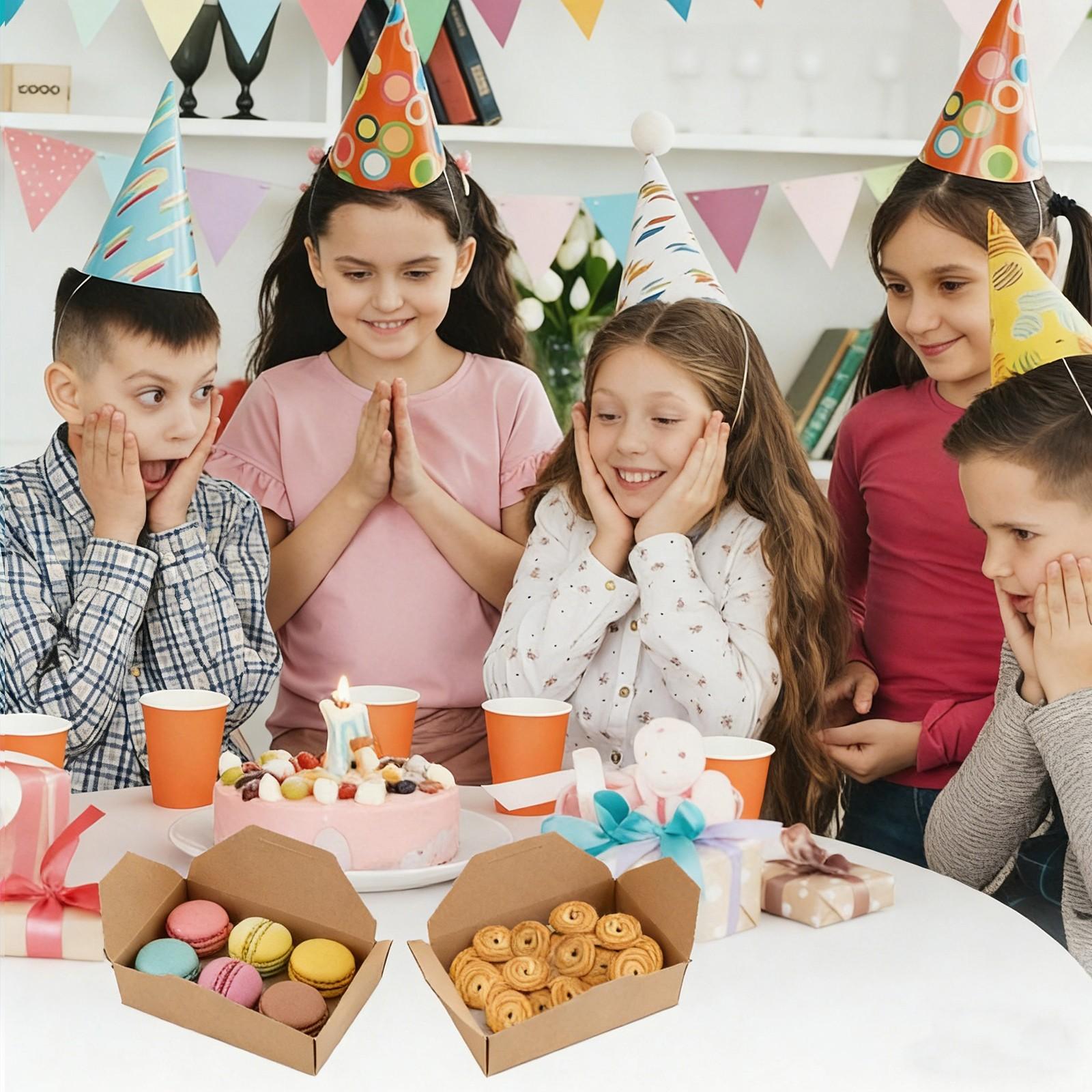 Gift Boxes 7.6'x4.92'x1.6' Bridesmaid Proposal Box for Wedding, Packaging, Present, Birthday, Cupcake Boxes