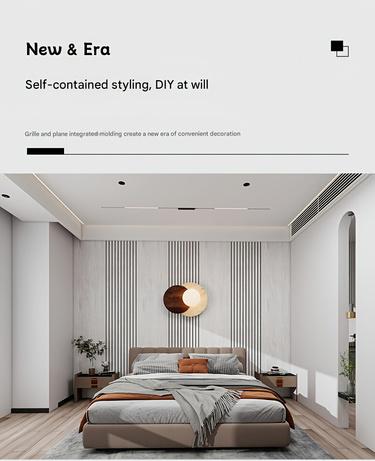 Peel and Stick 3D Wood Grid Wall Panel Thick Waterproof Vinyl Sound Insulation Retro Wallpaper for Home Living Bedroom Decor