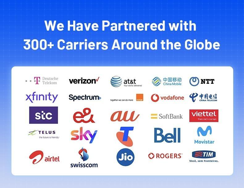 ECOVOX 4G LTE WiFi Mobile Hotspot 2026, No SIM Card Required No Contract, 9 Connected Devices, Multiple Networks, Portable Internet for Campers, Motorhomes and Travels, Free 1GB Local Data