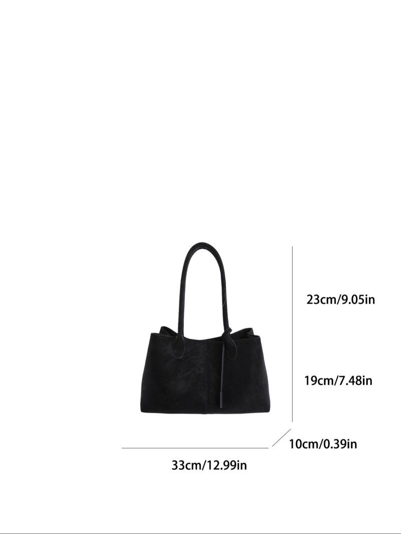 Elegant Vintage Bag, Large Capacity Shoulder Bag, Commuter Handbag, Daily Commuter Purse, Simple Versatile Daily Use for Women, All Seasons