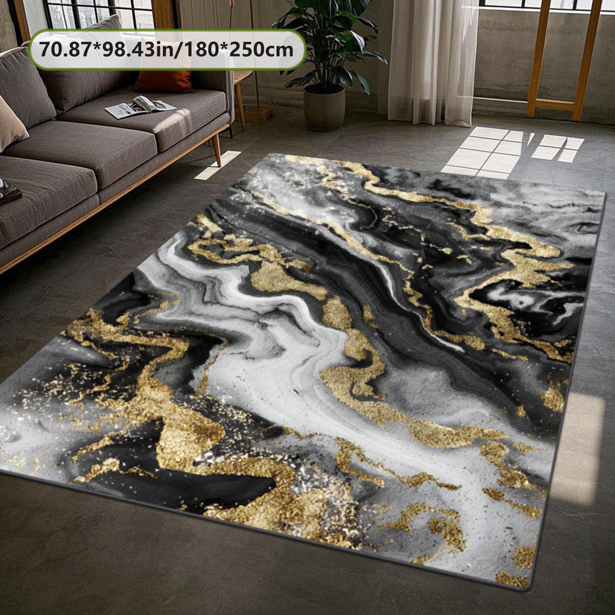 Velvet soft and comfortable patterned printed carpet, suitable for multiple scenarios, available in various sizes, soft and non-shedding, Home Decorative Rug, Modern Abstract Rug